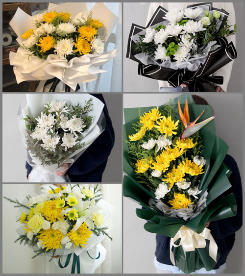 江西九江濂溪区赛阳镇白事花束代送